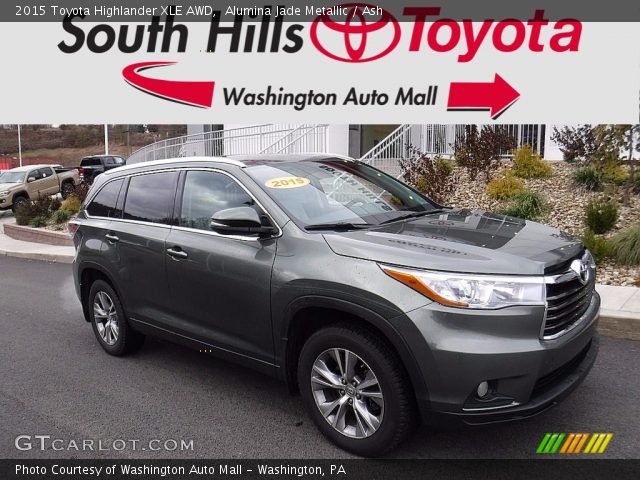 2015 Toyota Highlander XLE AWD in Alumina Jade Metallic