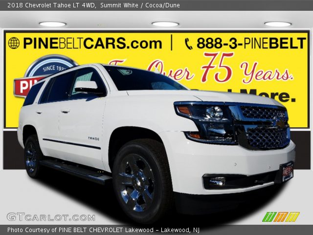 2018 Chevrolet Tahoe LT 4WD in Summit White