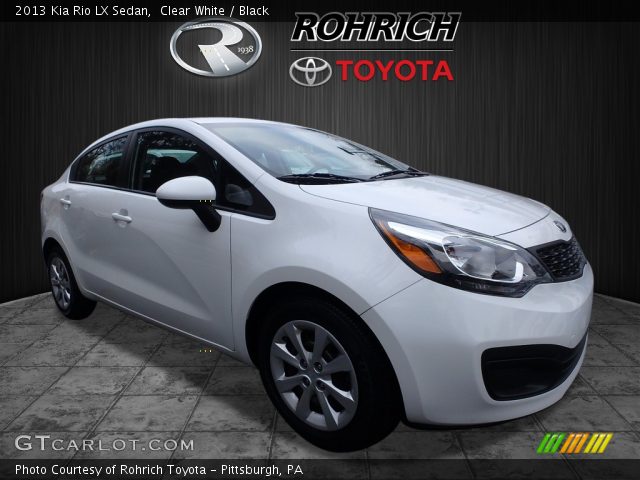 2013 Kia Rio LX Sedan in Clear White