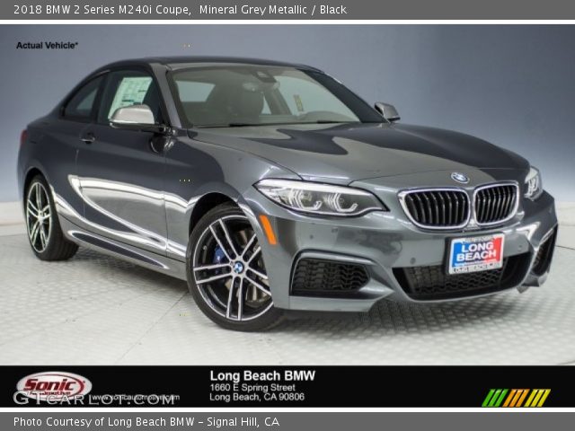 2018 BMW 2 Series M240i Coupe in Mineral Grey Metallic