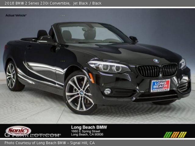 2018 BMW 2 Series 230i Convertible in Jet Black