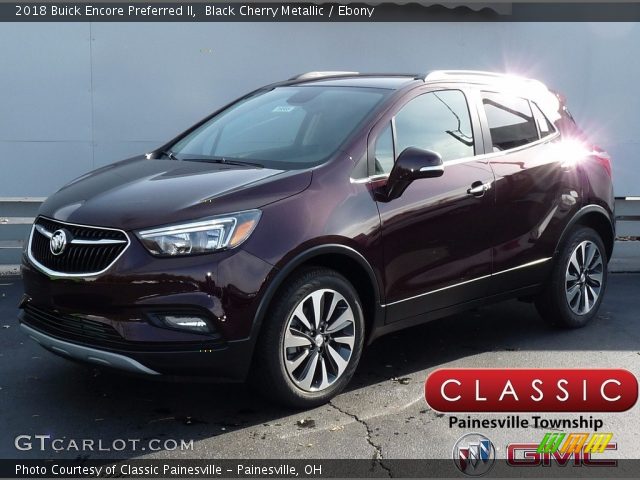 2018 Buick Encore Preferred II in Black Cherry Metallic