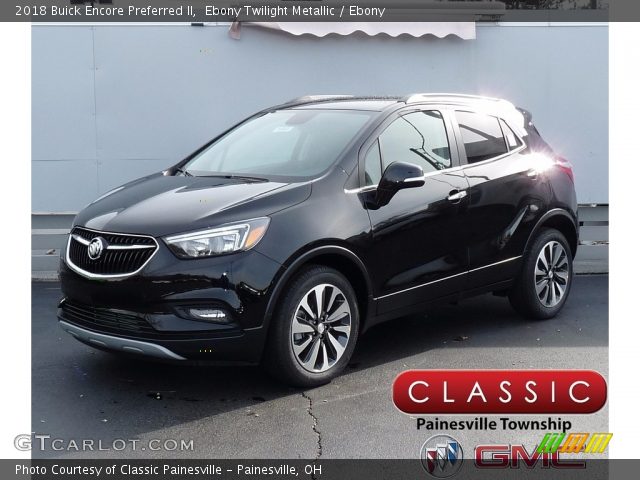 2018 Buick Encore Preferred II in Ebony Twilight Metallic