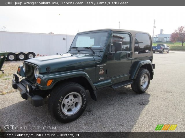 2000 Jeep Wrangler Sahara 4x4 in Forest Green Pearl