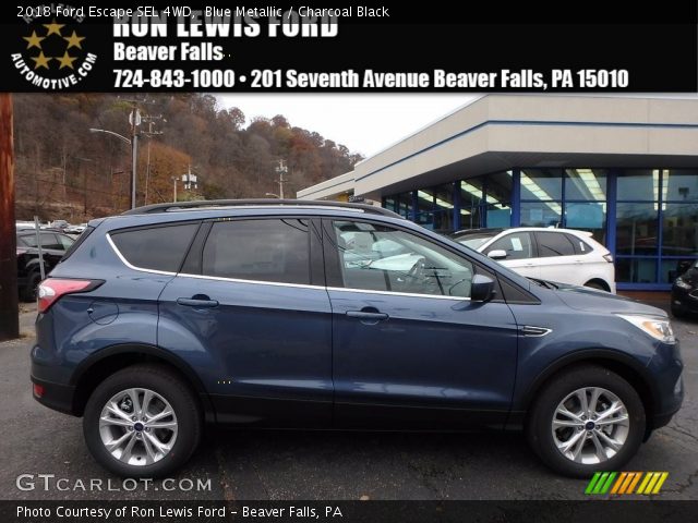 2018 Ford Escape SEL 4WD in Blue Metallic