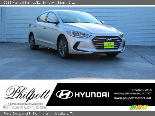 2018 Hyundai Elantra SEL in Symphony Silver