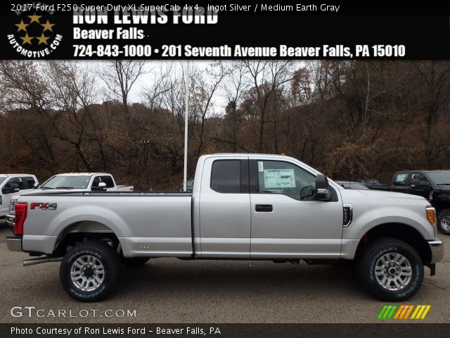 2017 Ford F250 Super Duty XL SuperCab 4x4 in Ingot Silver