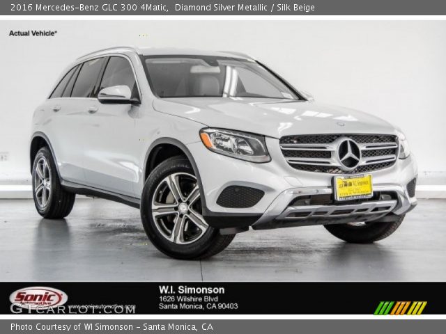 2016 Mercedes-Benz GLC 300 4Matic in Diamond Silver Metallic