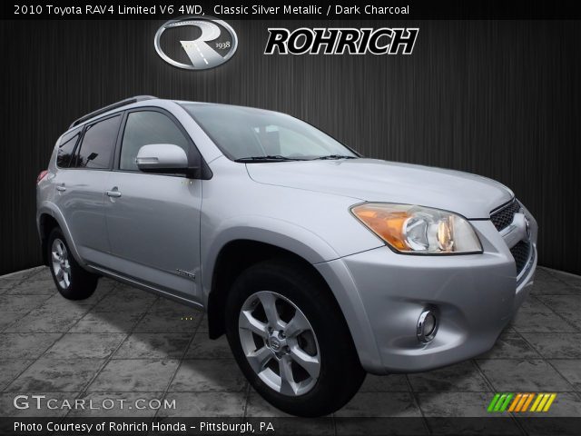 2010 Toyota RAV4 Limited V6 4WD in Classic Silver Metallic