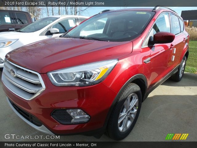 2018 Ford Escape SEL in Ruby Red