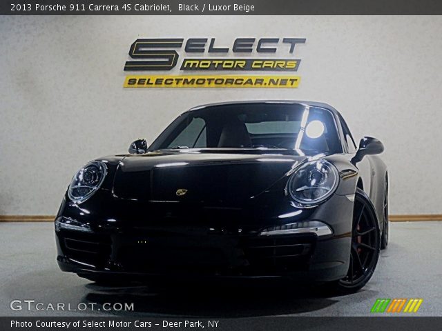 2013 Porsche 911 Carrera 4S Cabriolet in Black
