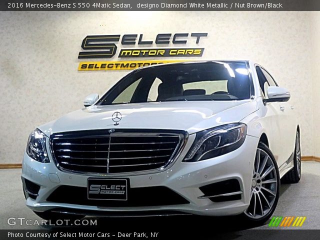 2016 Mercedes-Benz S 550 4Matic Sedan in designo Diamond White Metallic