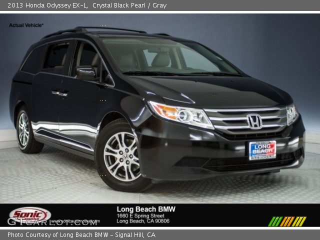 2013 Honda Odyssey EX-L in Crystal Black Pearl