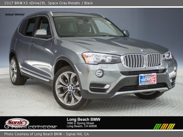 2017 BMW X3 sDrive28i in Space Gray Metallic