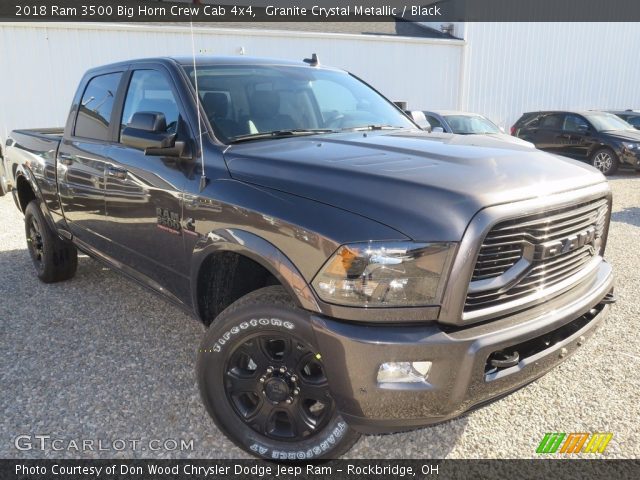 2018 Ram 3500 Big Horn Crew Cab 4x4 in Granite Crystal Metallic