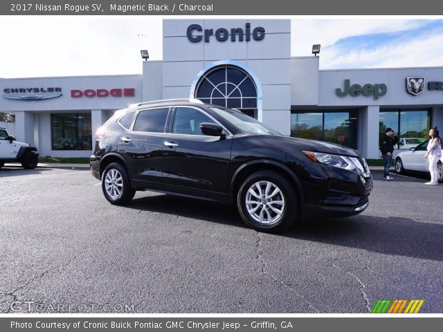 2017 Nissan Rogue SV in Magnetic Black