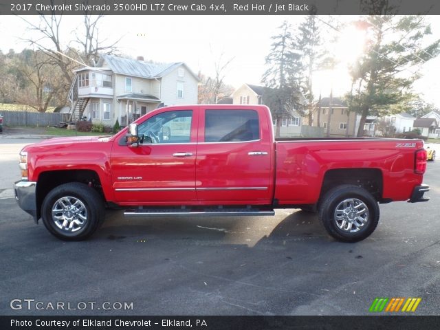 2017 Chevrolet Silverado 3500HD LTZ Crew Cab 4x4 in Red Hot