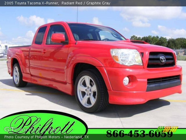 2005 Toyota Tacoma X-Runner in Radiant Red