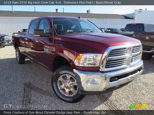 2018 Ram 2500 Big Horn Crew Cab 4x4 in Delmonico Red Pearl