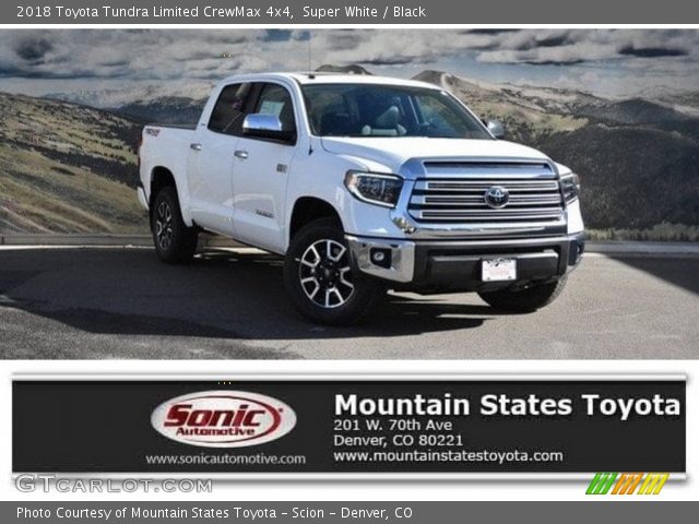 2018 Toyota Tundra Limited CrewMax 4x4 in Super White
