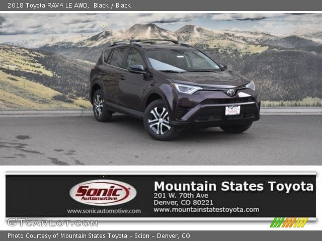 2018 Toyota RAV4 LE AWD in Black