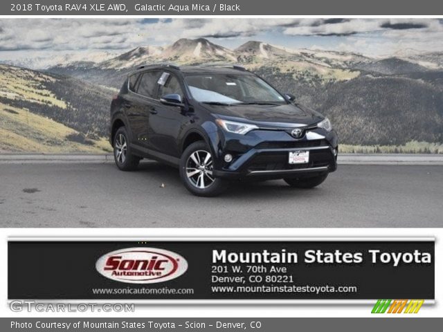 2018 Toyota RAV4 XLE AWD in Galactic Aqua Mica