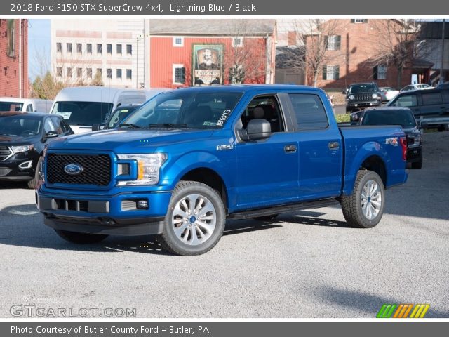 2018 Ford F150 STX SuperCrew 4x4 in Lightning Blue