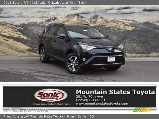 2018 Toyota RAV4 XLE AWD in Galactic Aqua Mica