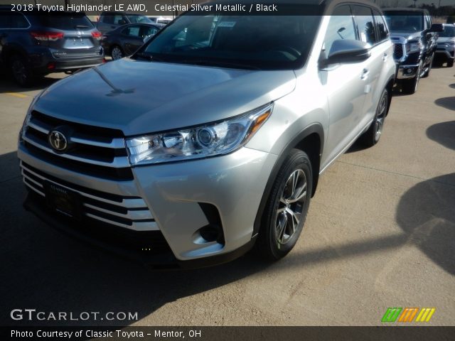 2018 Toyota Highlander LE AWD in Celestial Silver Metallic