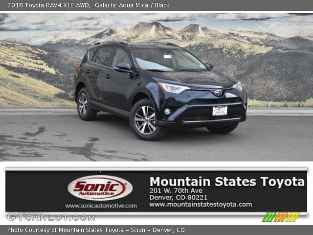 2018 Toyota RAV4 XLE AWD in Galactic Aqua Mica
