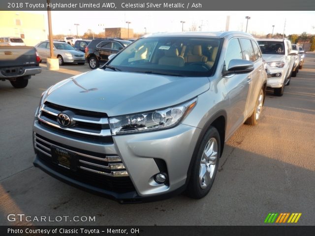 2018 Toyota Highlander Limited AWD in Celestial Silver Metallic