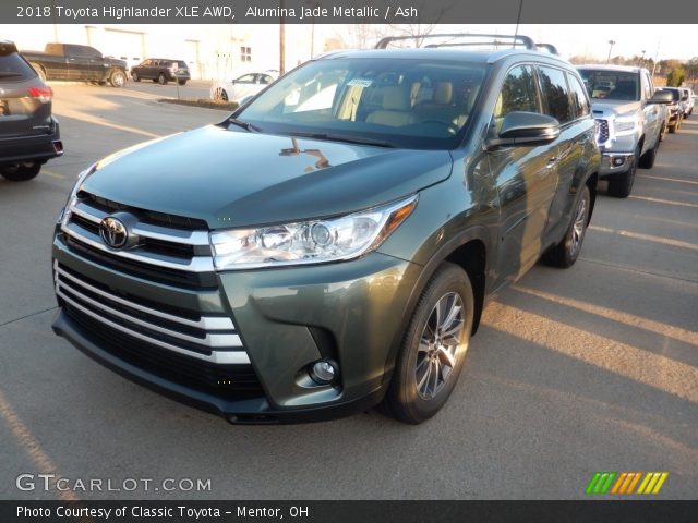 2018 Toyota Highlander XLE AWD in Alumina Jade Metallic