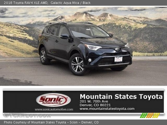 2018 Toyota RAV4 XLE AWD in Galactic Aqua Mica