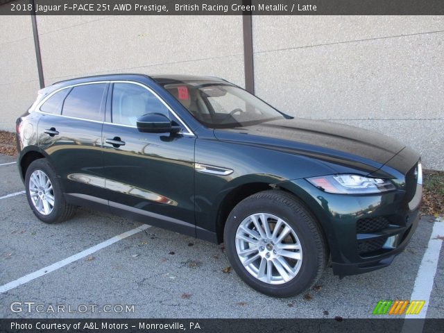 2018 Jaguar F-PACE 25t AWD Prestige in British Racing Green Metallic