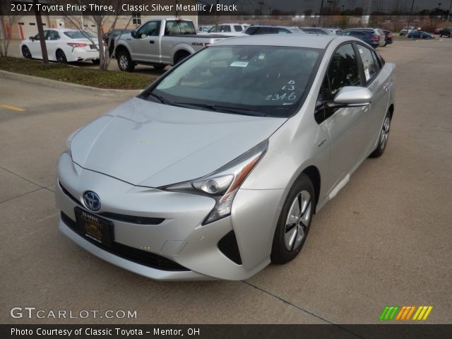 2017 Toyota Prius Three in Classic Silver Metallic