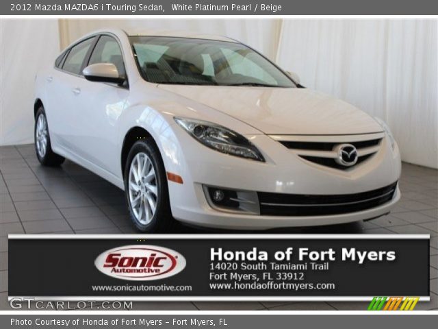 2012 Mazda MAZDA6 i Touring Sedan in White Platinum Pearl