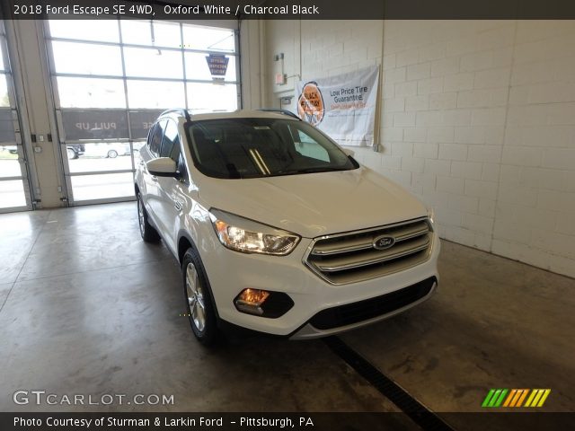 2018 Ford Escape SE 4WD in Oxford White