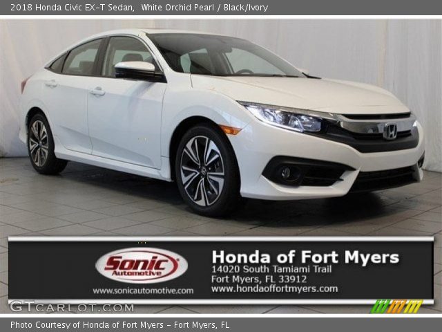 2018 Honda Civic EX-T Sedan in White Orchid Pearl