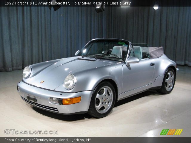 1992 Porsche 911 America Roadster in Polar Silver Metallic