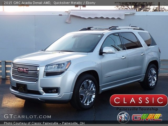 2015 GMC Acadia Denali AWD in Quicksilver Metallic