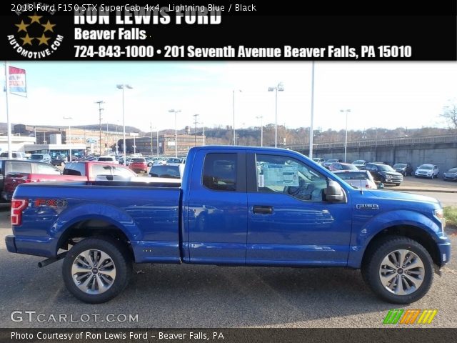 2018 Ford F150 STX SuperCab 4x4 in Lightning Blue