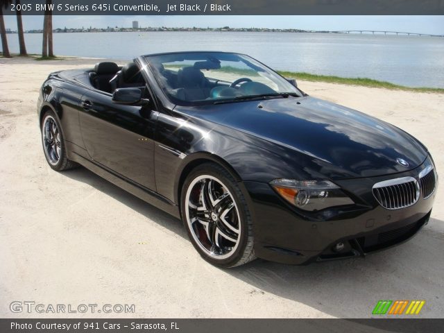 2005 BMW 6 Series 645i Convertible in Jet Black