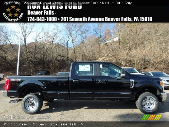 2017 Ford F350 Super Duty XL Crew Cab 4x4 in Shadow Black
