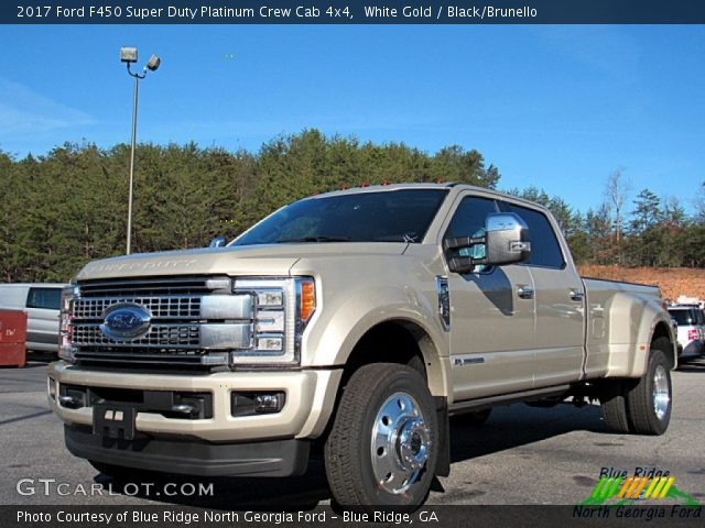 2017 Ford F450 Super Duty Platinum Crew Cab 4x4 in White Gold