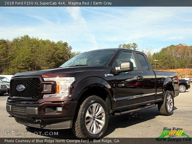 2018 Ford F150 XL SuperCab 4x4 in Magma Red