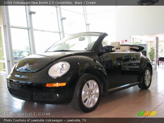 2009 Volkswagen New Beetle 2.5 Convertible in Black