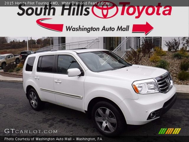2015 Honda Pilot Touring 4WD in White Diamond Pearl