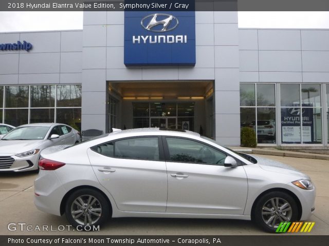 2018 Hyundai Elantra Value Edition in Symphony Silver