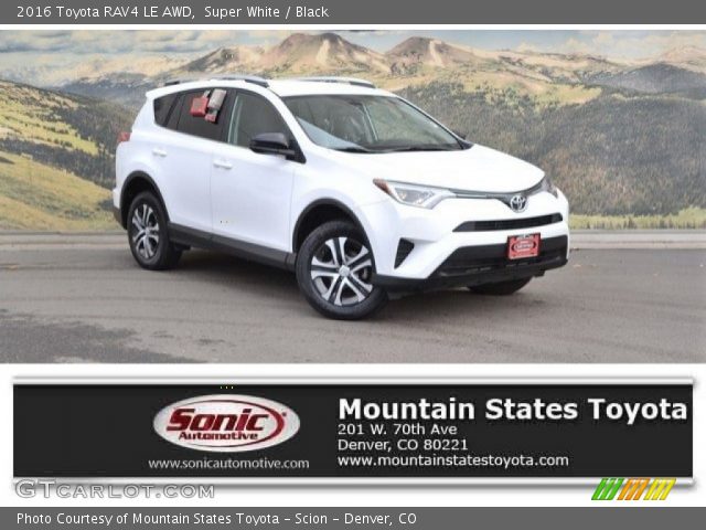 2016 Toyota RAV4 LE AWD in Super White