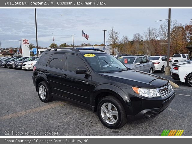 2011 Subaru Forester 2.5 X in Obsidian Black Pearl